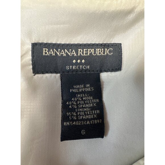 Banana Republic Career Classic Plaid Basic Dress Size 6 - Picture 5 of 7